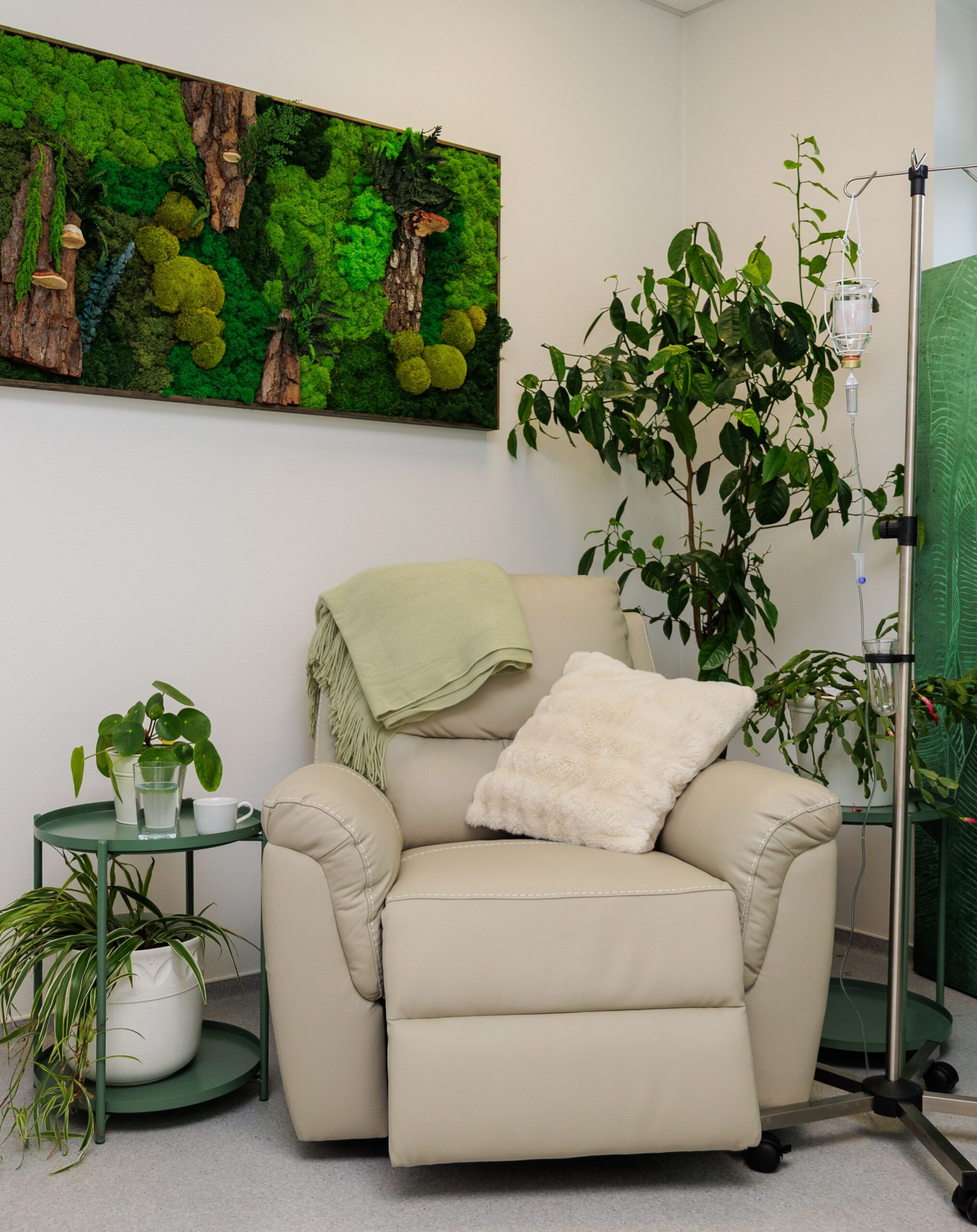 IV infusion treatment area at infuzecb.cz, KIM CB sister site